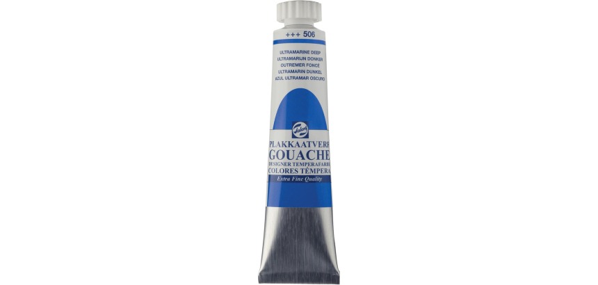 Talens gouache Extra Fine tube de 20 ml, outremer foncé