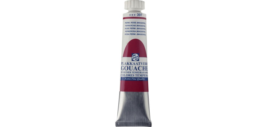 Talens Extra Fine gouache 20 ml tube, permanent rose (magenta)
