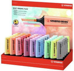 STABILO BOSS ORIGINAL Pastel highlighter, assorted