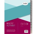 Multo Register A5 17-fach gelocht A-Z PP grau