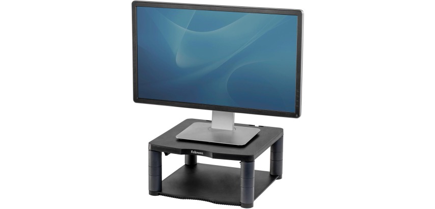 Fellowes höhenverstellbarer Monitorständer (von 64 bis 165 mm) mit Kunststoffbasis