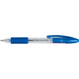 Pergamy Retract ballpoint pen, medium point, blue