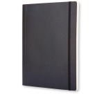Moleskine notitieboek, ft 19 x 25 cm, geruit, soepele cover, 192 blad, zwart