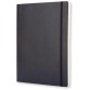 Moleskine notitieboek, ft 19 x 25 cm, geruit, soepele cover, 192 blad, zwart