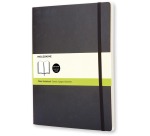 Moleskine carnet de notes, ft 19 x 25 cm, uni, couverture flexible, 192 pages, noir