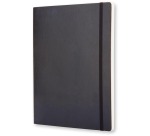Moleskine carnet de notes, ft 19 x 25 cm, uni, couverture flexible, 192 pages, noir