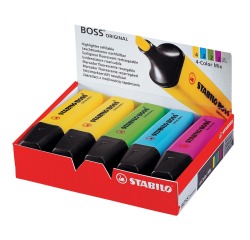 DE_BOITE 10 STABILO BOSS ASS.