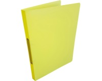 Alpha classeur à anneaux, pour ft A4, en PP, 2 anneaux de 16 mm, jaune