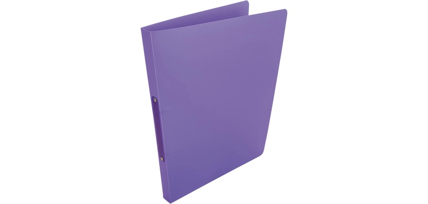 Alpha ring binder, for A4, in PP, 2 rings of 16 mm, purple