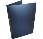 Alpha ring binder, for A4 size, in PP, 2 rings of 16 mm, black