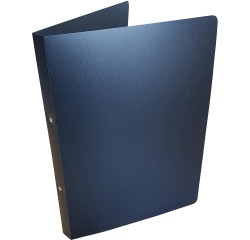 Alpha classeur à anneaux, pour ft A4, en PP, 2 anneaux de 16 mm, noir