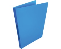 Alpha classeur à anneaux, pour ft A4, en PP, 2 anneaux de 16 mm, bleu