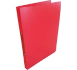 Alpha Ringbuch, für Format A4, aus PP, 2 Ringe mit 16 mm, rot