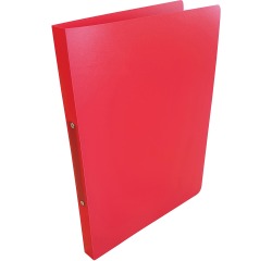 Alpha classeur à anneaux, pour ft A4, en PP, 2 anneaux de 16 mm, rouge