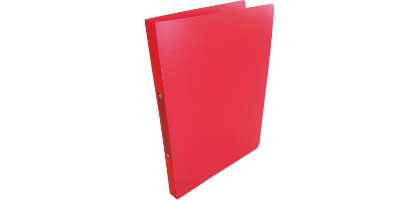 Alpha Ringbuch, für Format A4, aus PP, 2 Ringe mit 16 mm, rot