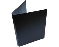 Alpha classeur à anneaux, pour ft A4, en PP, 4 anneaux de 16 mm, noir