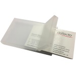 Deflecto porte-cartes de visite transparent