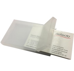 Deflecto porte-cartes de visite transparent