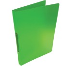 Alpha ringmap, voor ft A4, uit PP, 2 ringen van 16 mm, transparant groen