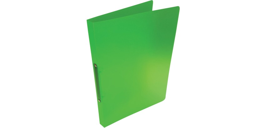 Alpha classeur à anneaux, pour ft A4, en PP, 2 anneaux de 16 mm, vert tranparent