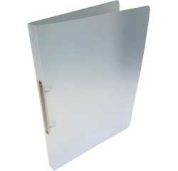 Alpha classeur à anneaux, pour ft A4, en PP, 2 anneaux de 16 mm, blanc tranparent