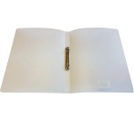 Alpha ringmap, voor ft A4, uit PP, 2 ringen van 16 mm, transparant wit