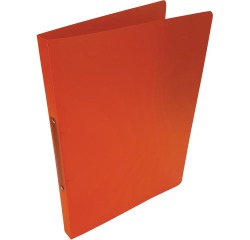 Alpha classeur à anneaux, pour ft A4, en PP, 2 anneaux de 16 mm, orange tranparent