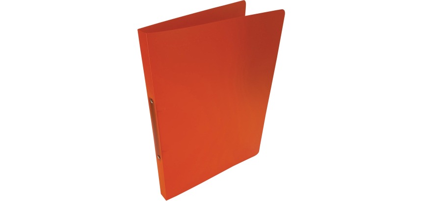 Alpha ringmap, voor ft A4, uit PP, 2 ringen van 16 mm, transparant oranje