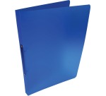 Alpha classeur à anneaux, pour ft A4, en PP, 2 anneaux de 16 mm, bleu tranparent