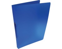 Alpha classeur à anneaux, pour ft A4, en PP, 2 anneaux de 16 mm, bleu tranparent