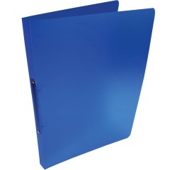 Alpha classeur à anneaux, pour ft A4, en PP, 2 anneaux de 16 mm, bleu tranparent