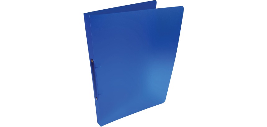 Alpha classeur à anneaux, pour ft A4, en PP, 2 anneaux de 16 mm, bleu tranparent