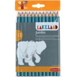 Lakeland grafietpotlood Jumbo HB, pak van 12 stuks