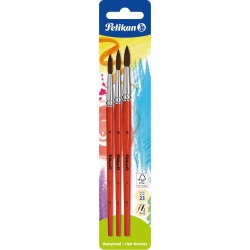 Pelikan set pinceaus S23, blister avec 3 pièces, nr 8, 10 et 12