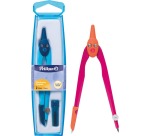 Pelikan compas avec mines réserves, en boîte, en couleurs assorties