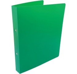 Alpha classeur à anneaux, pour ft A4, en PP, 2 anneaux de 25 mm, vert