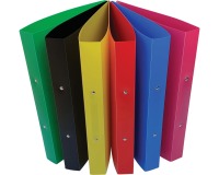 Alpha classeur à anneaux, pour ft A4, en PP, 2 anneaux de 25 mm, couleurs assorties