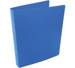 Alpha classeur à anneaux, pour ft A4, en PP, 2 anneaux de 25 mm, bleu
