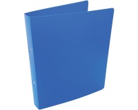 Alpha classeur à anneaux, pour ft A4, en PP, 2 anneaux de 25 mm, bleu