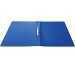 Alpha ringmap, voor ft A4, uit PP, 2 ringen van 25 mm, blauw
