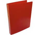 Alpha ringmap, voor ft A4, uit PP, 2 ringen van 25 mm, rood