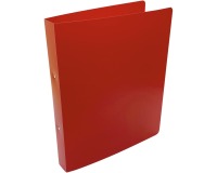Alpha ringmap, voor ft A4, uit PP, 2 ringen van 25 mm, rood