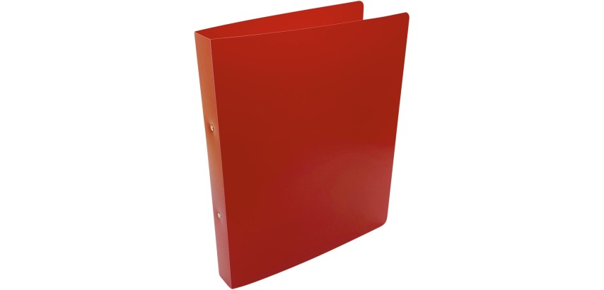 Alpha classeur à anneaux, pour ft A4, en PP, 2 anneaux de 25 mm, rouge