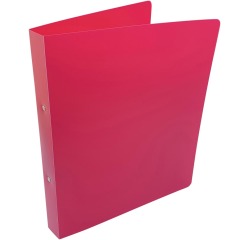 Alpha classeur à anneaux, pour ft A4, en PP, 2 anneaux de 25 mm, rose