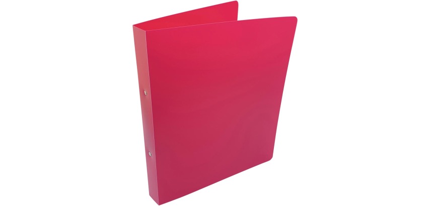 Alpha classeur à anneaux, pour ft A4, en PP, 2 anneaux de 25 mm, rose