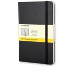 Moleskine notebook, 9 x 14 cm, grid, hard cover, 192 pages, black
