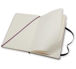Moleskine notebook, 9 x 14 cm, grid, hard cover, 192 pages, black