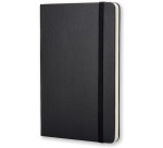 Moleskine notebook, 9 x 14 cm, plain, hard cover, 192 pages, black