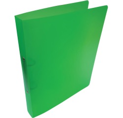 Alpha classeur à anneaux, pour ft A4, en PP, 2 anneaux de 25 mm, vert tranparent