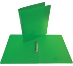 Alpha ringmap, voor ft A4, uit PP, 2 ringen van 25 mm, transparant groen